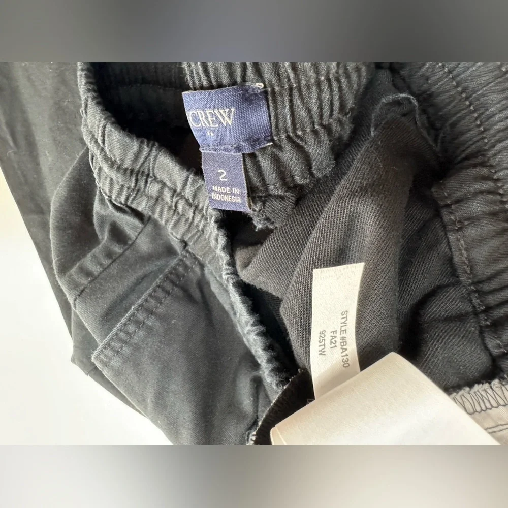 J. Crew Seaside Pull On Cotton Twill Joggers Size 2
